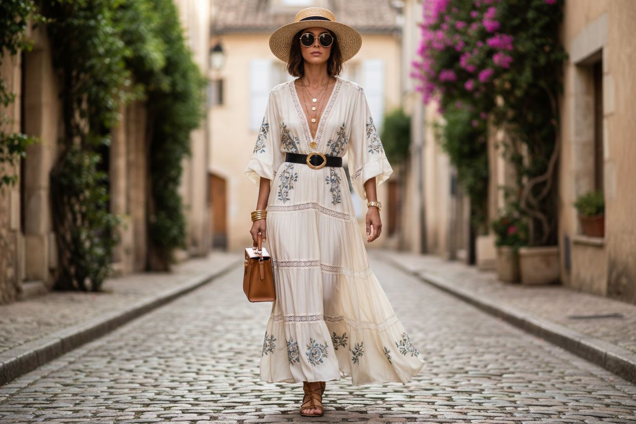 10 Robes Bohème Chic pour un Look Irrésistible : Comment l’accessoiriser pour un look chic et moderne ?