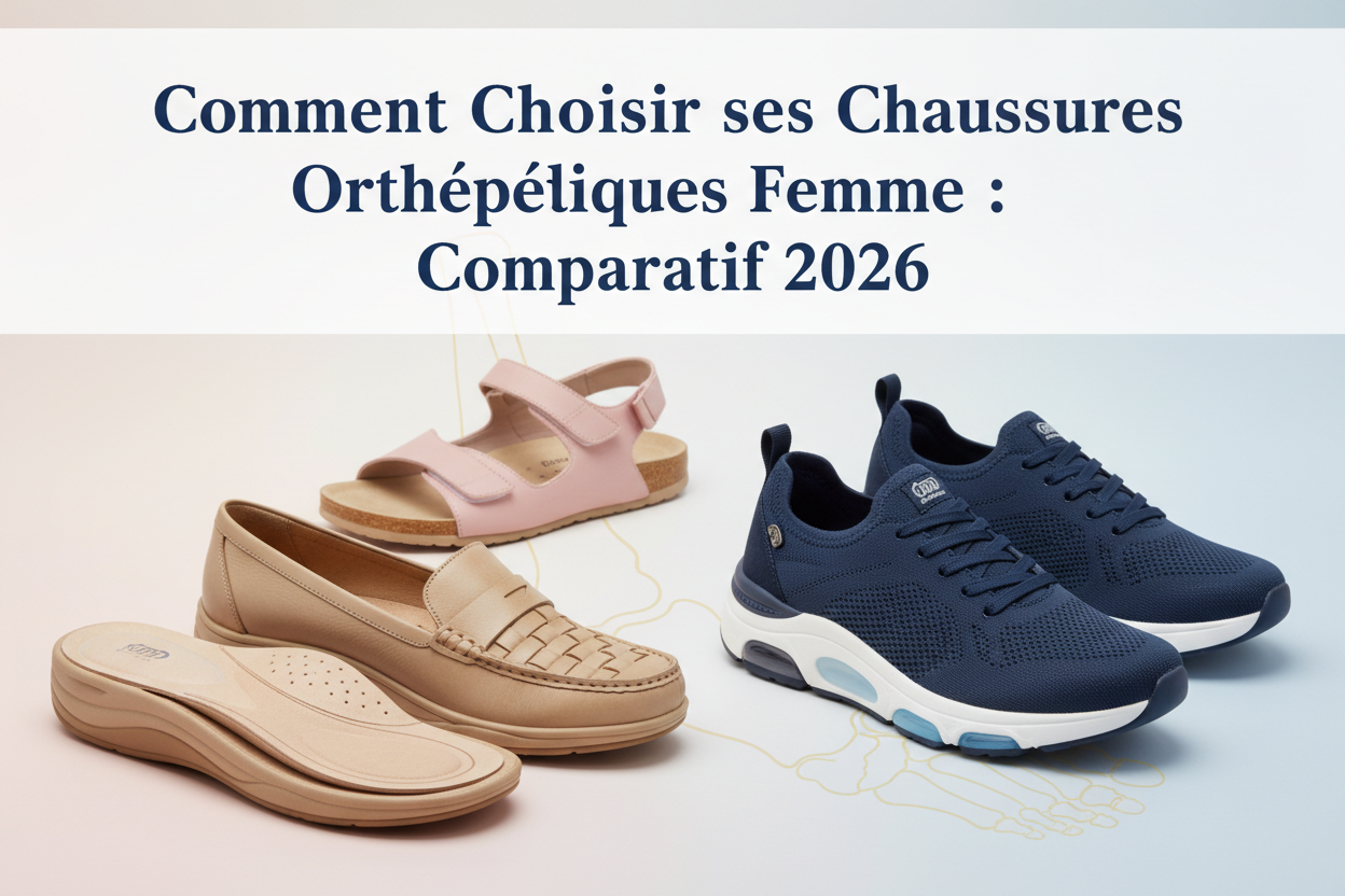 Comment Choisir ses Chaussures Orthopédiques Femme : Comparatif 2026 pour allier confort et style