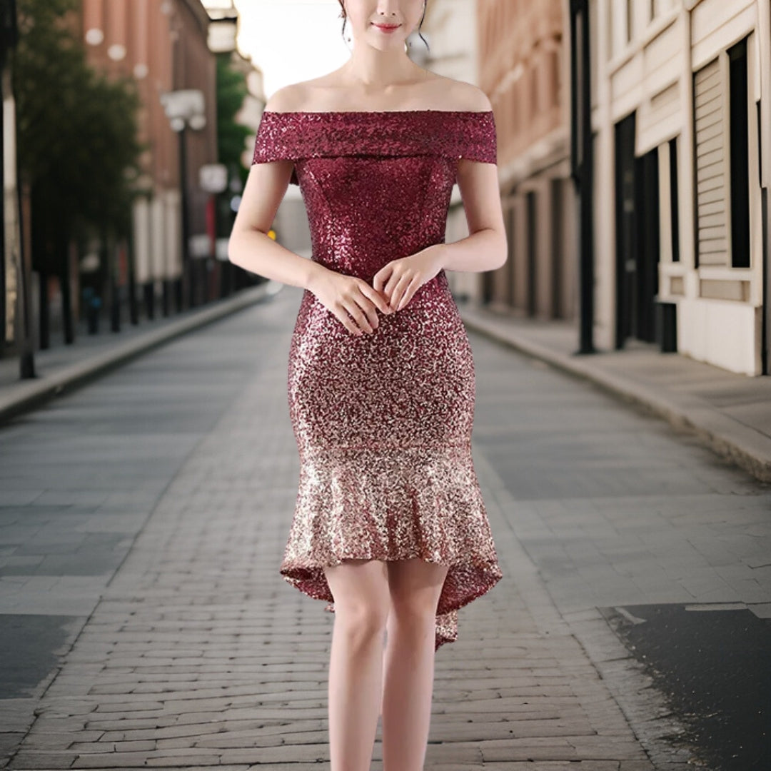 Elegantes Minikleid mit Pailletten von Loretta