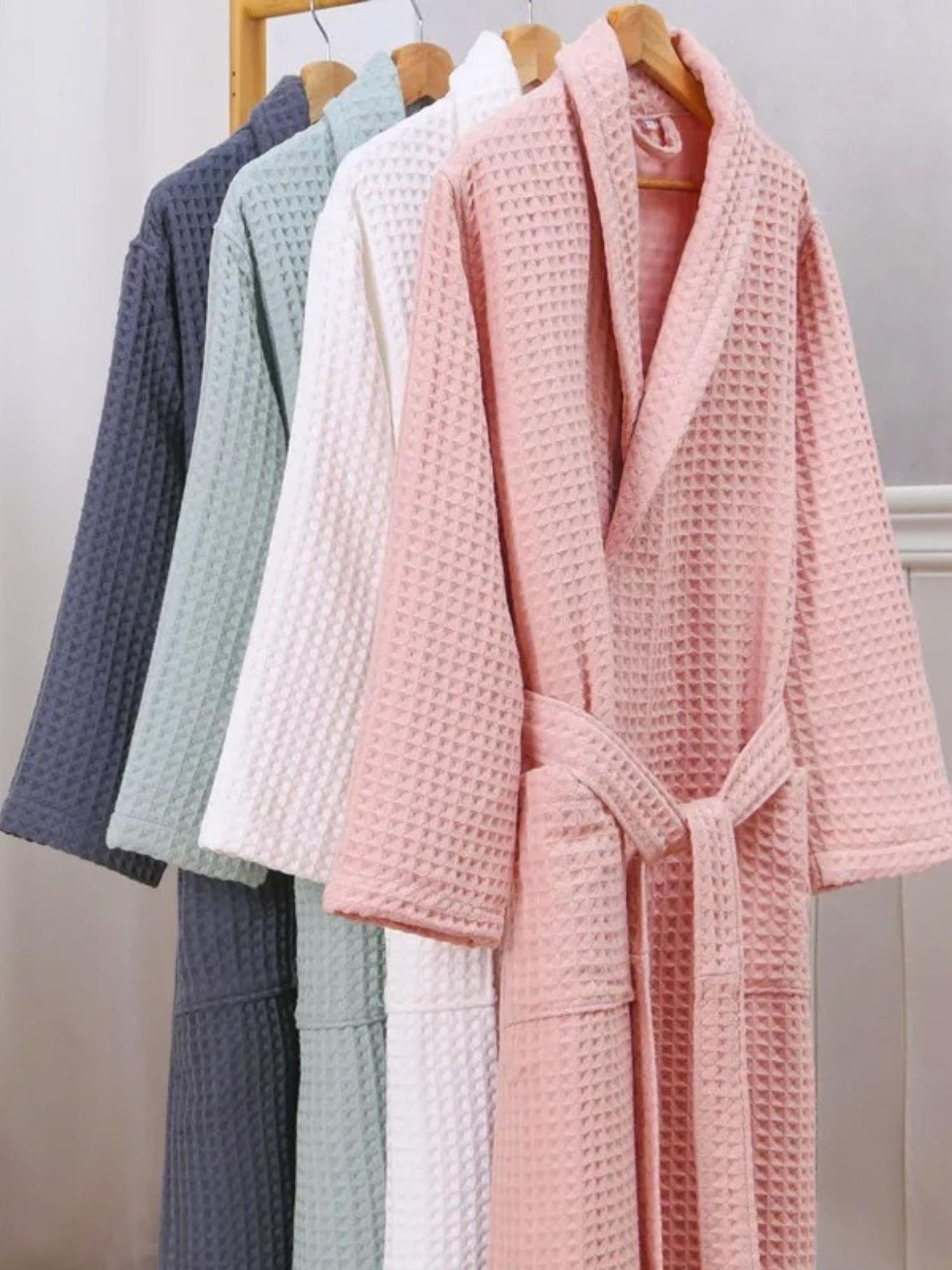 Waffel-Bademantel für Damen
