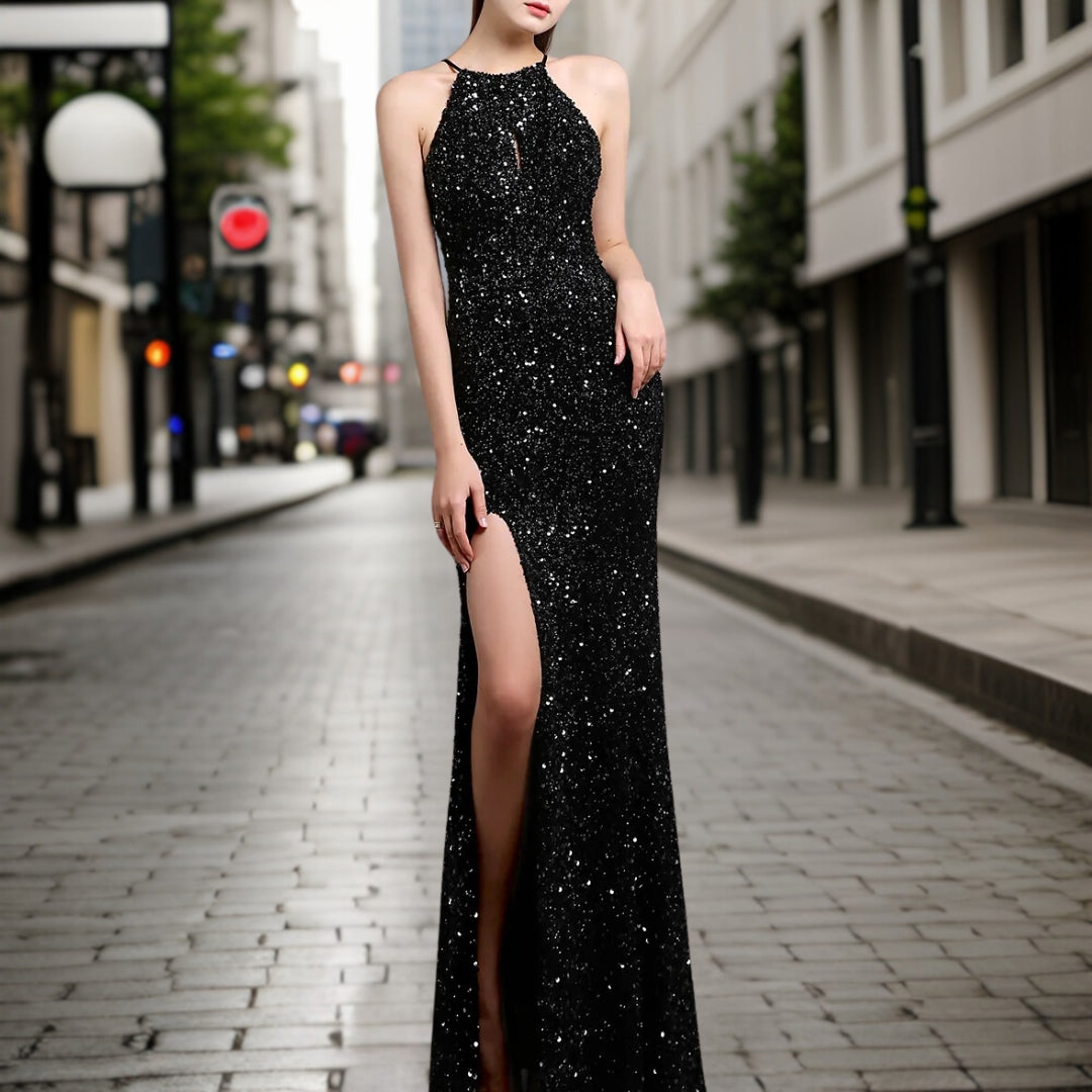 Giulia – Elegantes Pailletten-Abendkleid