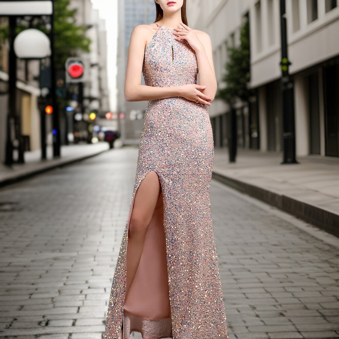 Giulia – Elegantes Pailletten-Abendkleid