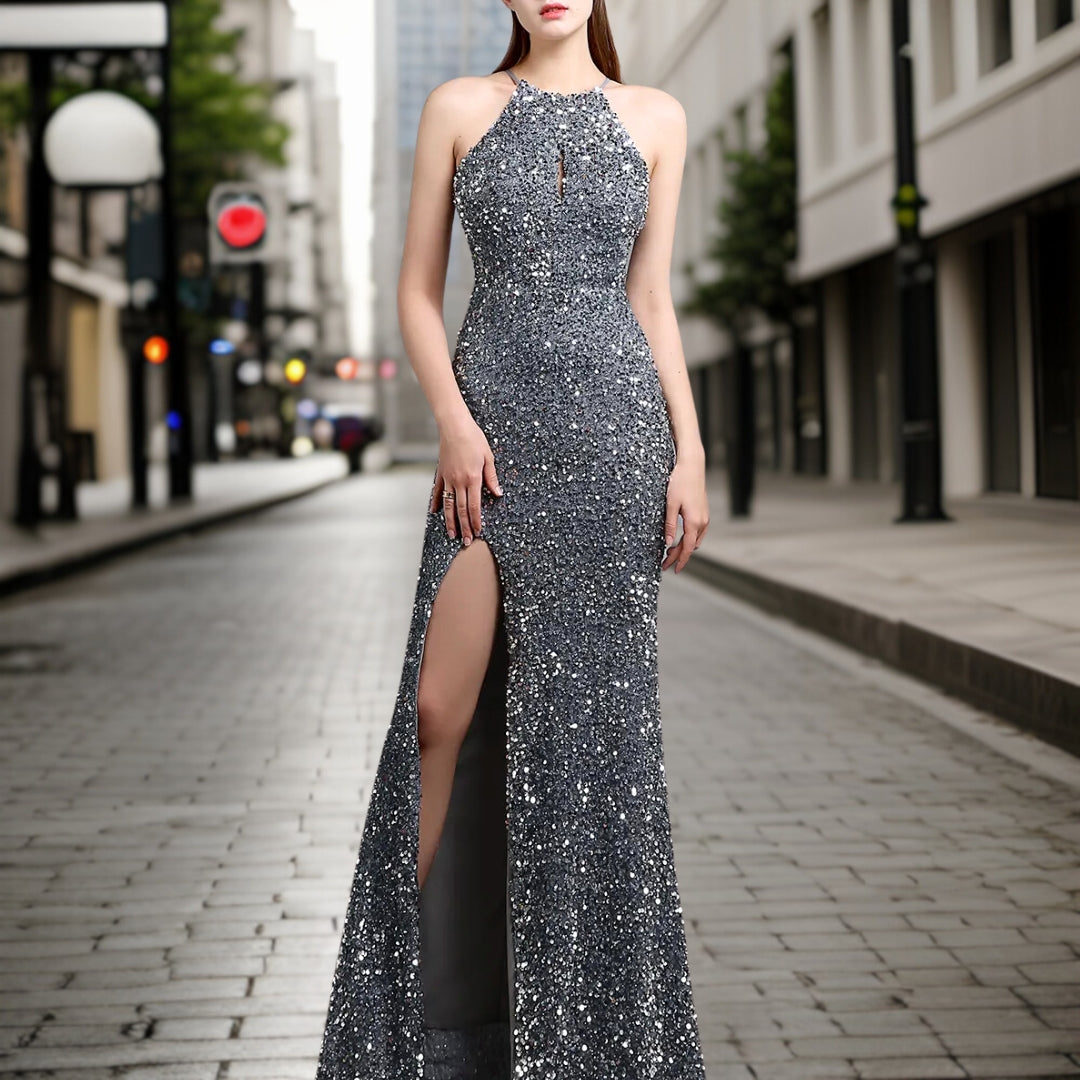 Giulia – Elegantes Pailletten-Abendkleid
