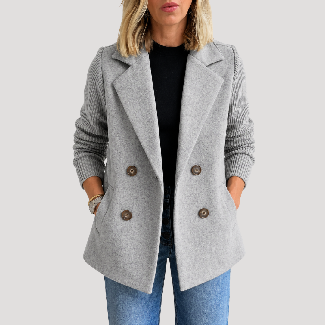 Blazer Croisé Femme Double Boutonnage Chic