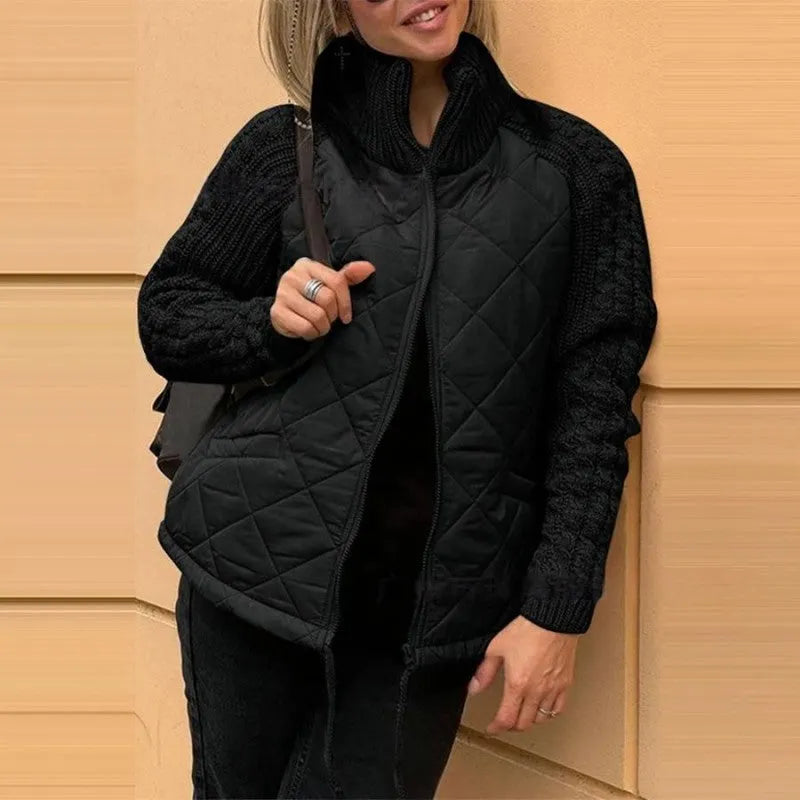 VESTE À COL MONTANT POUR FEMMES