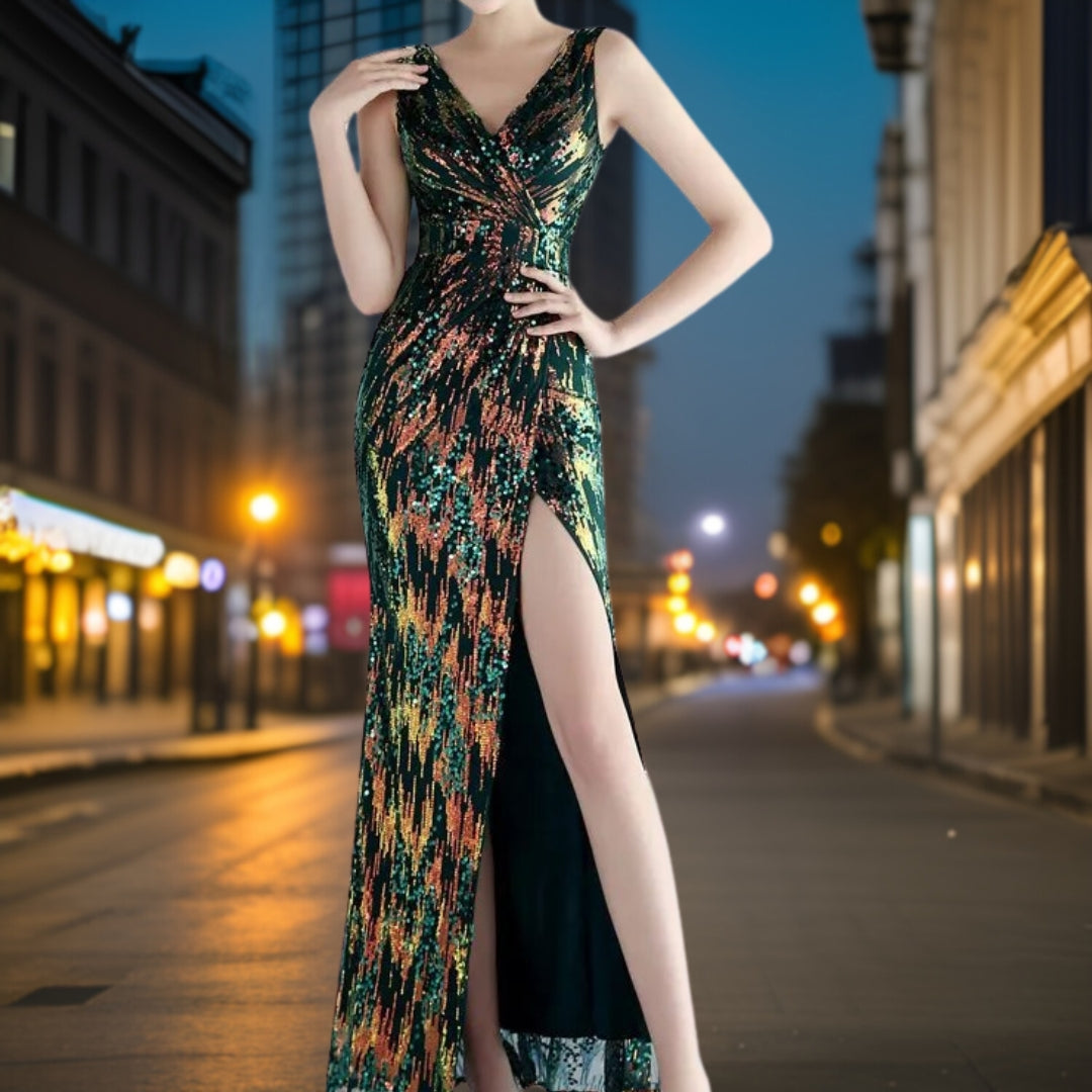 Nath – Verführerisches Abendkleid mit Pailletten