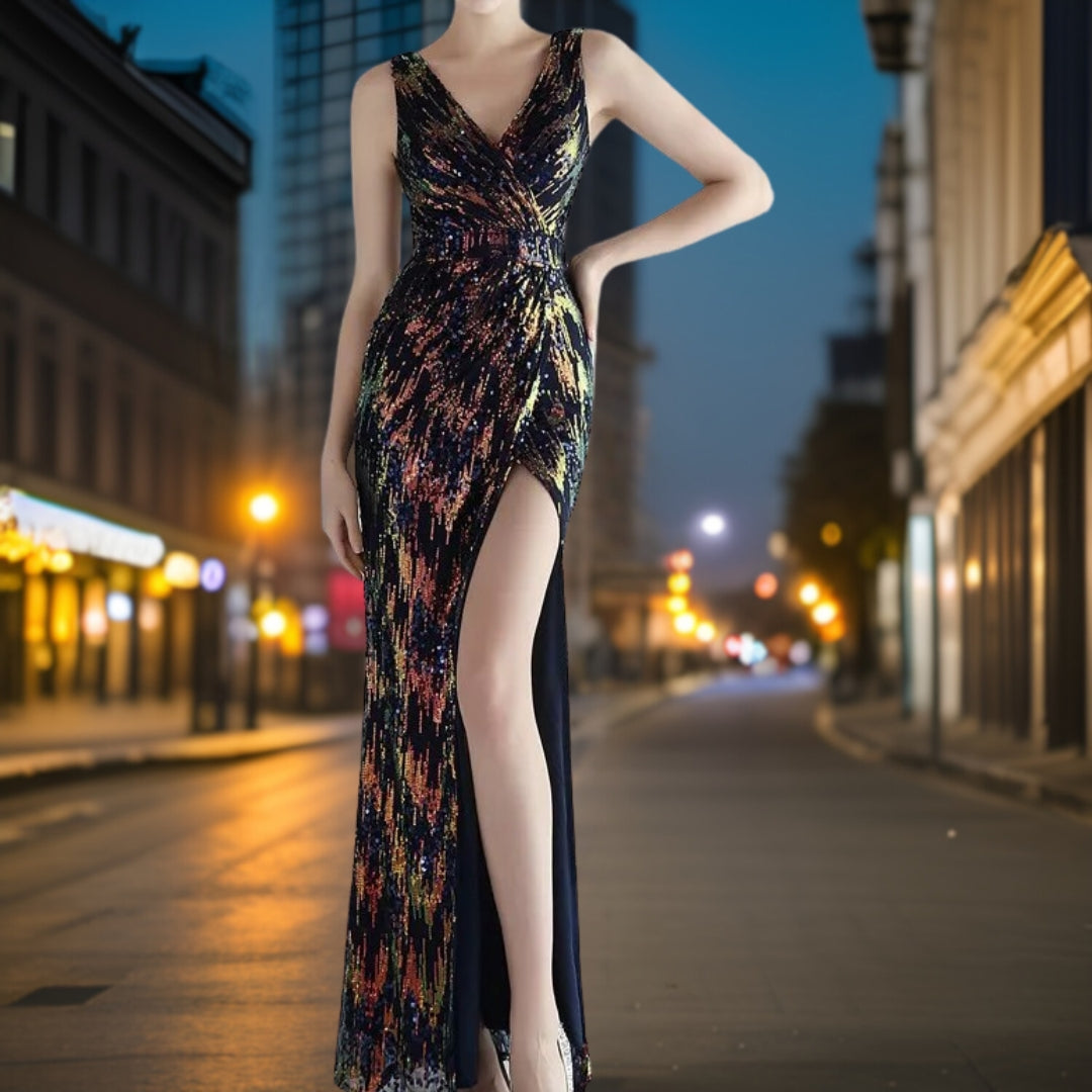 Nath – Verführerisches Abendkleid mit Pailletten