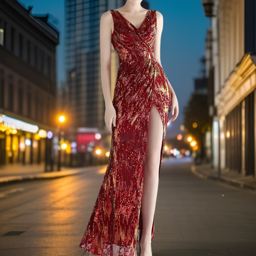 Nath – Verführerisches Abendkleid mit Pailletten