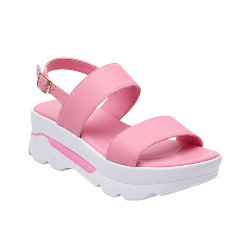 Sandale Compensée Femme Moderne Avec Bride Réglable Et Style Chic