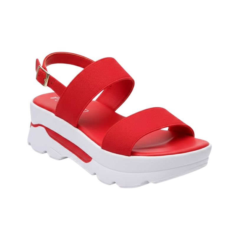 Sandale Compensée Femme Moderne Avec Bride Réglable Et Style Chic