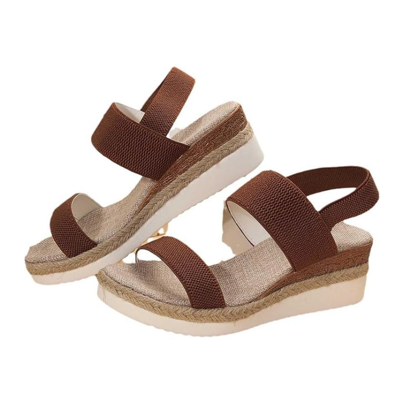 Sandales Confortables Compensées pour Femme