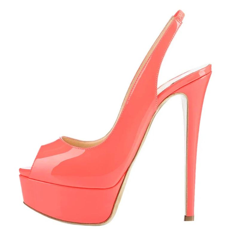 Sandales Femme Plateforme À Talons Fins Design Glamour