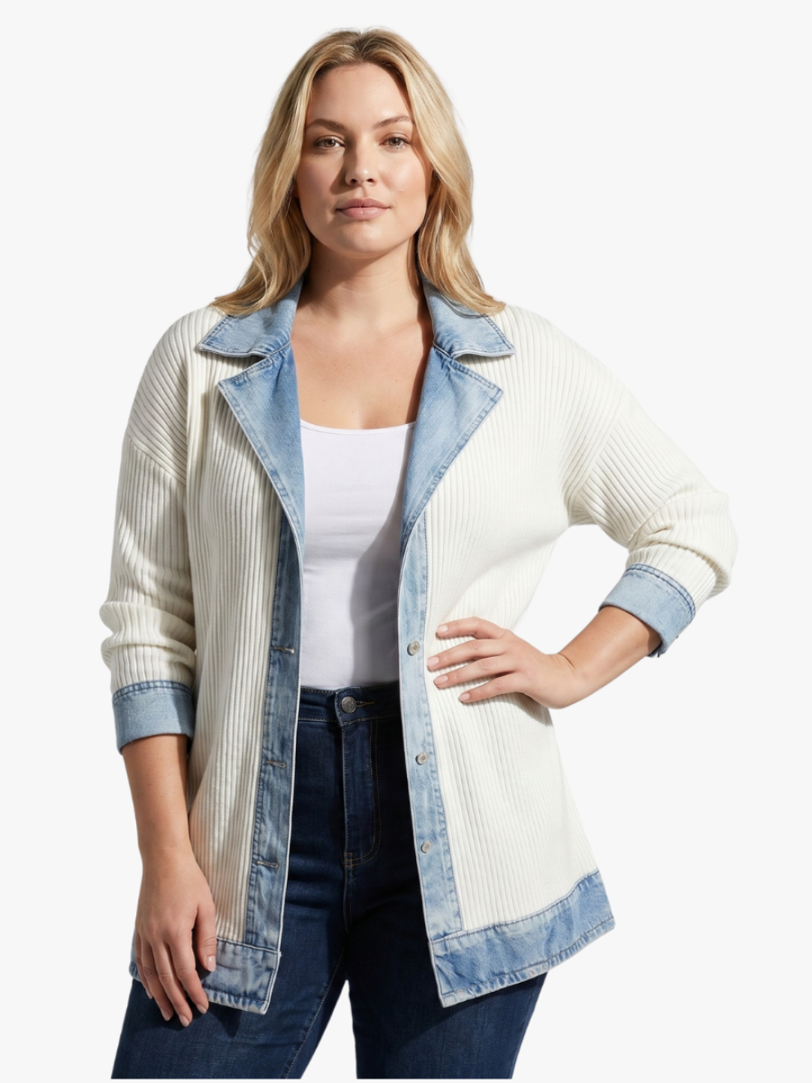 VESTE EN DENIM POUR FEMMES