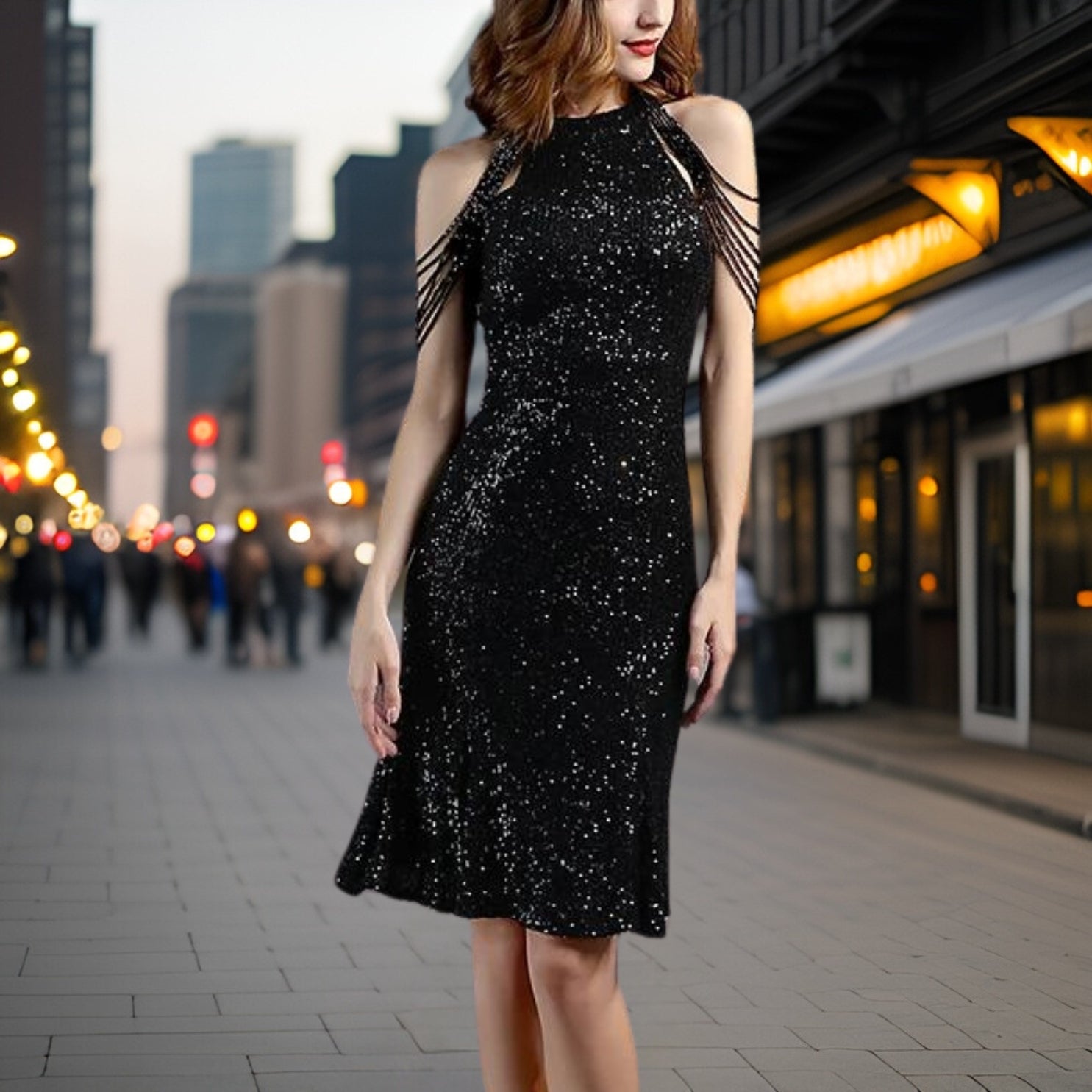 Viola - Robe soirée de cocktail élégante