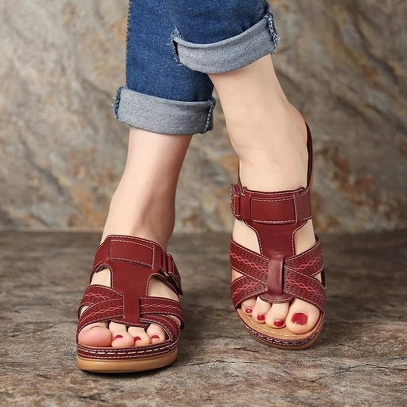Sandales à Talons Bas pour Femme - Almak