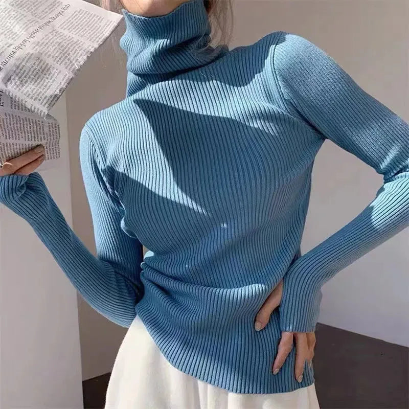 Schlanke Rollkragenpullover für Damen