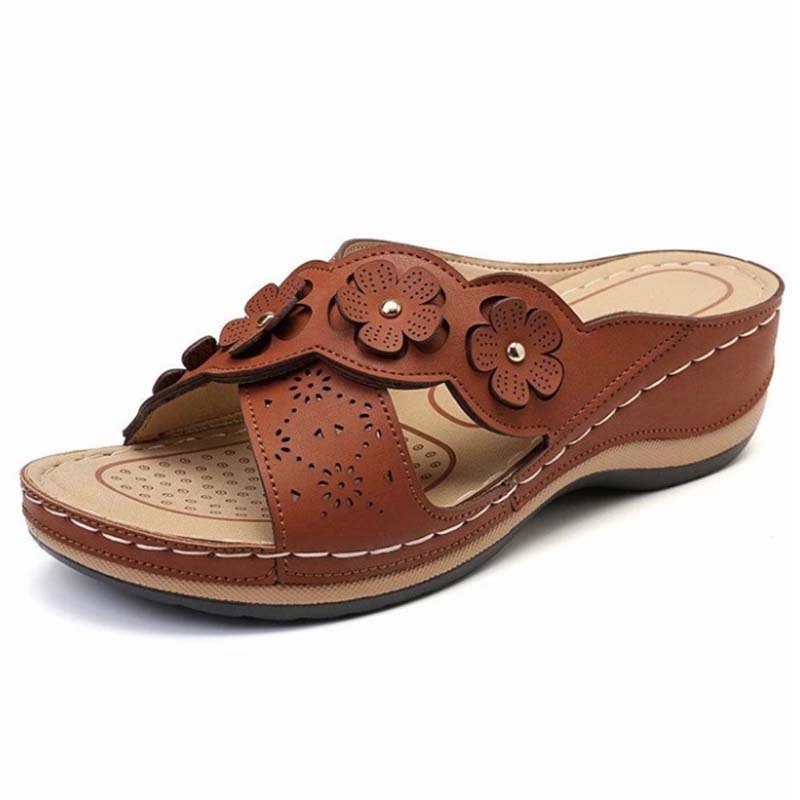 Sandales ouvertes de style romain pour femmes - DOM