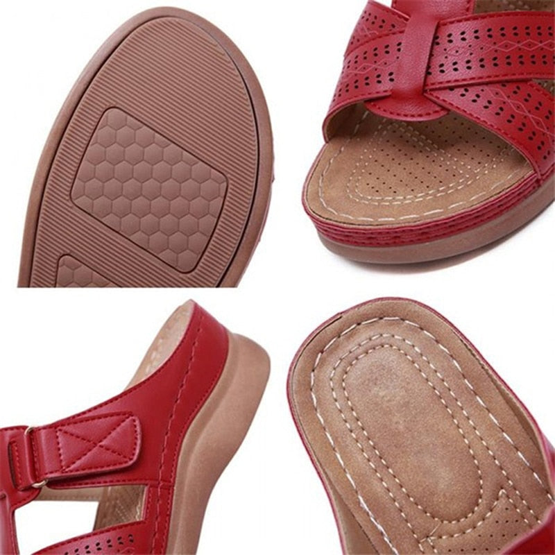 Sandales à Talons Bas pour Femme - Almak