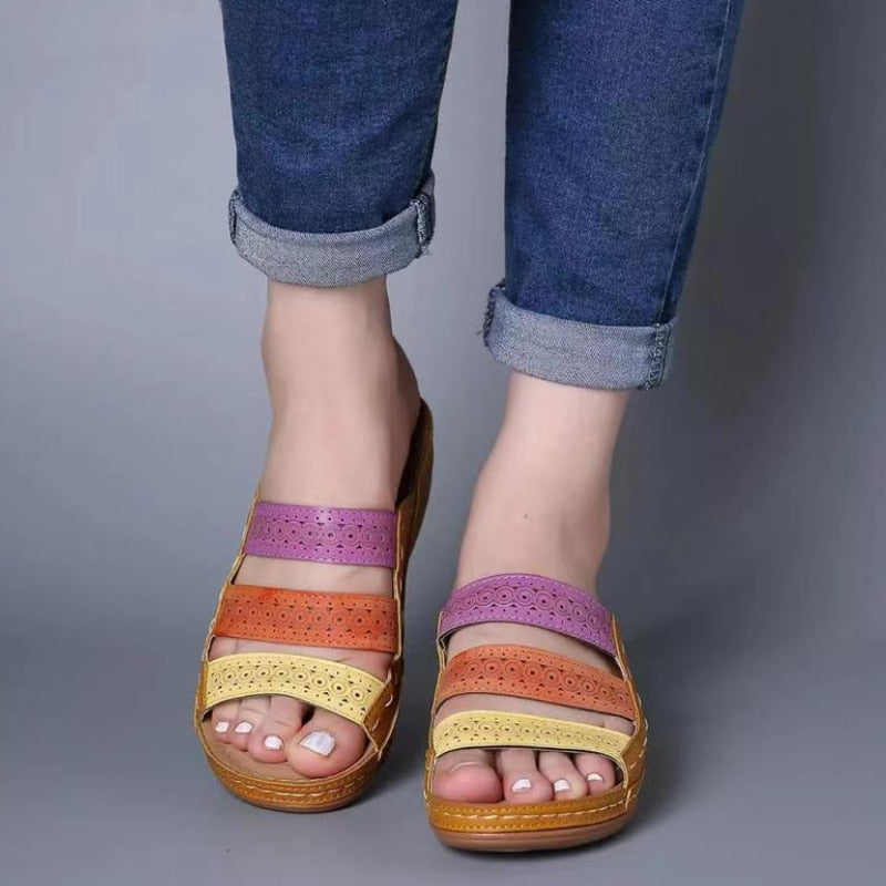 Sandales Plates et Confortables pour Femme - Sandow