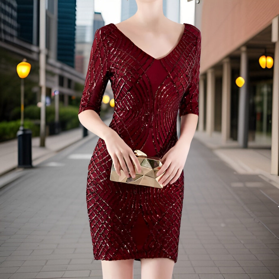Nalani – Luxuriöses Pailletten-Abendkleid