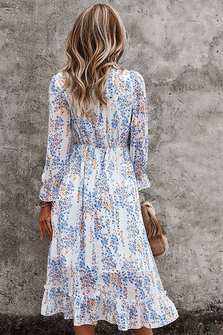 Bohemian-Chic-Herbstkleid – Goldie