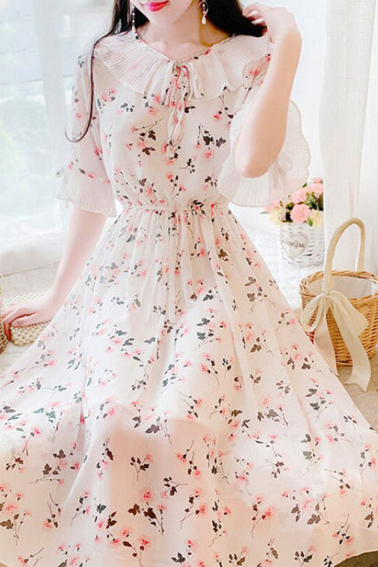 Robe Bohème Col Claudine - Anthelme