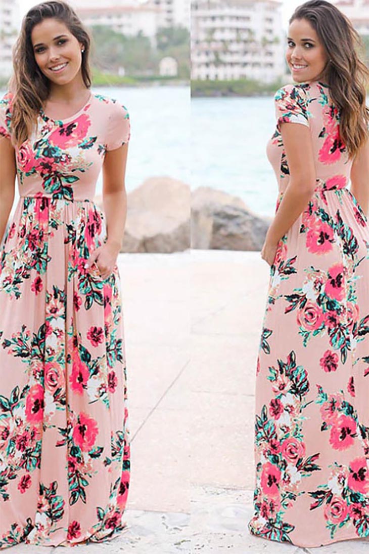 Robe Bohème Florale - Estelle
