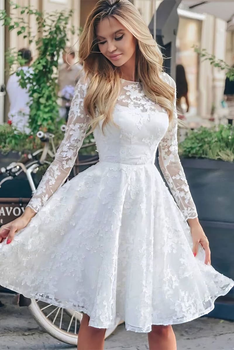 Kurzes Brautkleid im Bohemian-Stil – Victoire