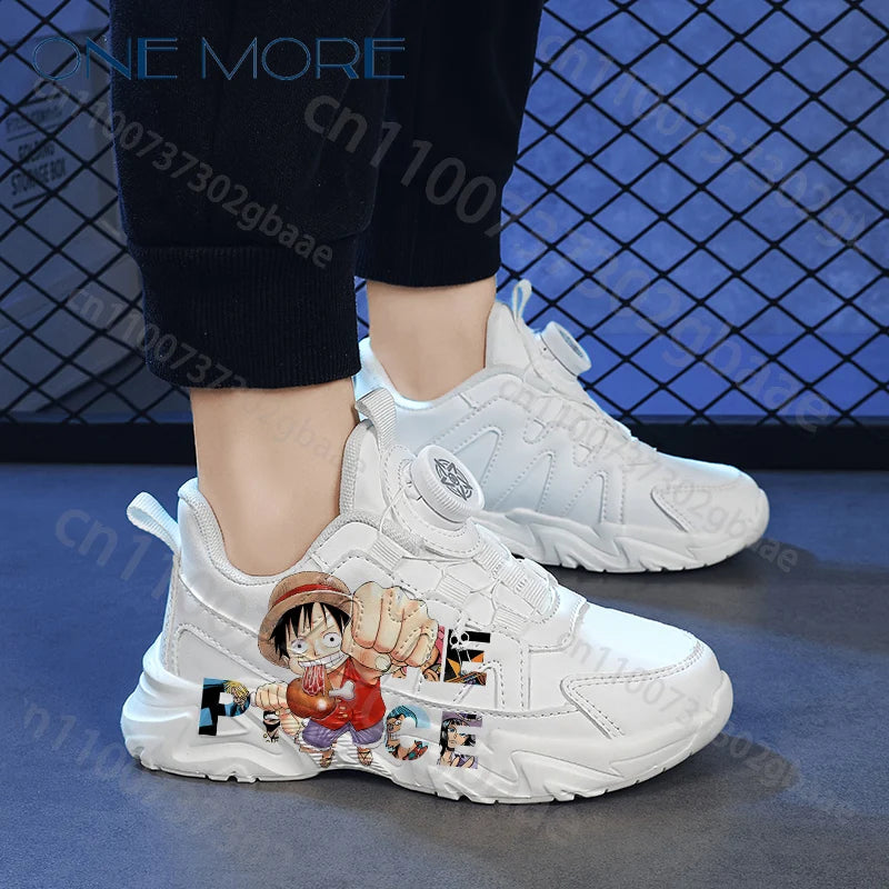 Chaussure manga one piece - Baskets confortables à imprimé Luffy pour