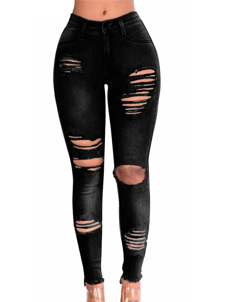 Zerrissene Jeans für Damen JEFF