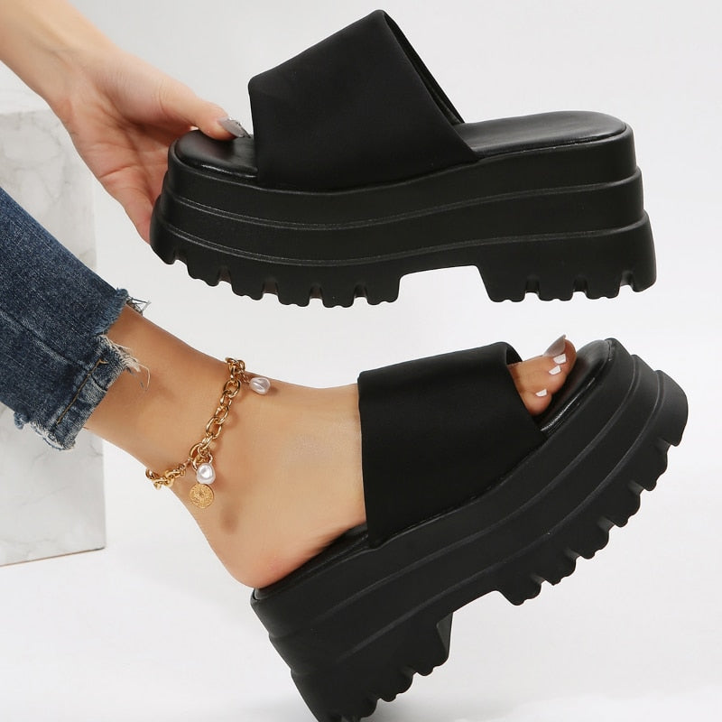 Nylon-Keilsandalen für Damen - Voot