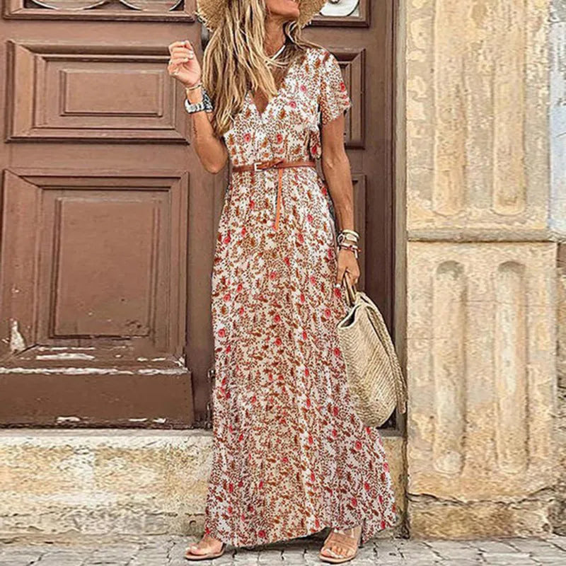 Böhmisches Sommerkleid im Boho-Stil für Damen Paolly