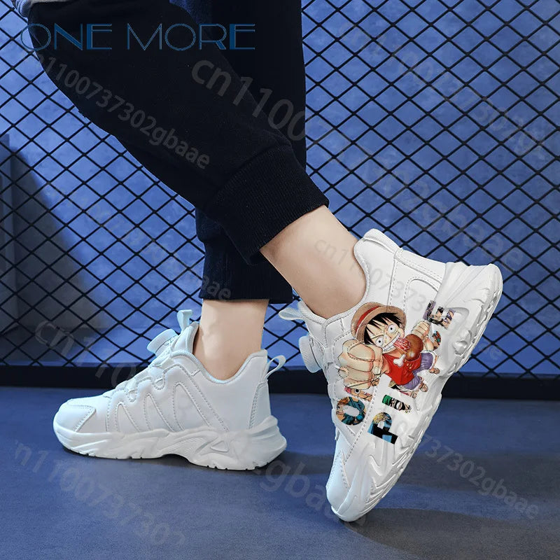 Chaussure manga one piece - Baskets confortables à imprimé Luffy pour