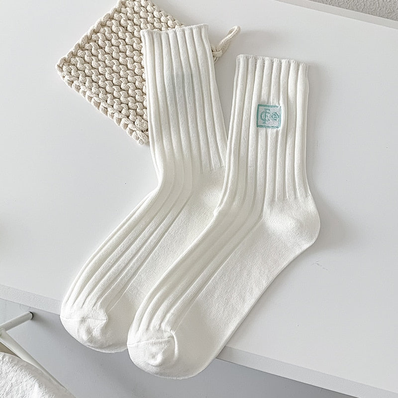 Viviana Women's Long Soft Striped Socks