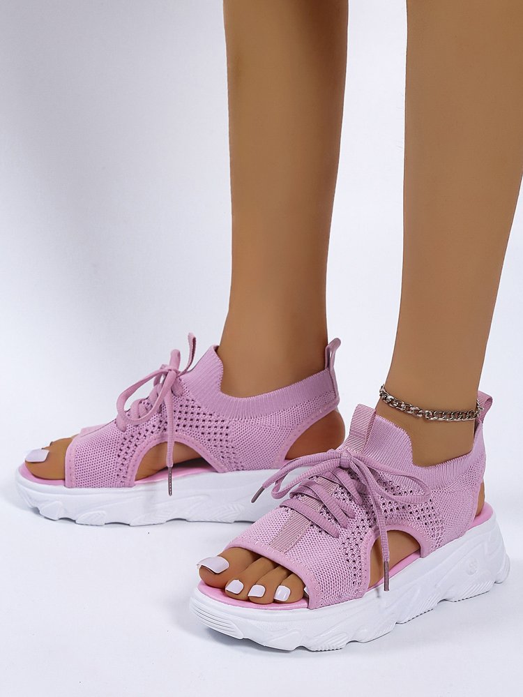 Sandales d'Été en Maille pour Femme - Gladiateur