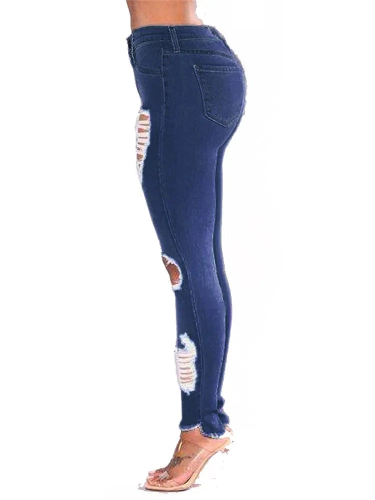 Zerrissene Jeans für Damen JEFF