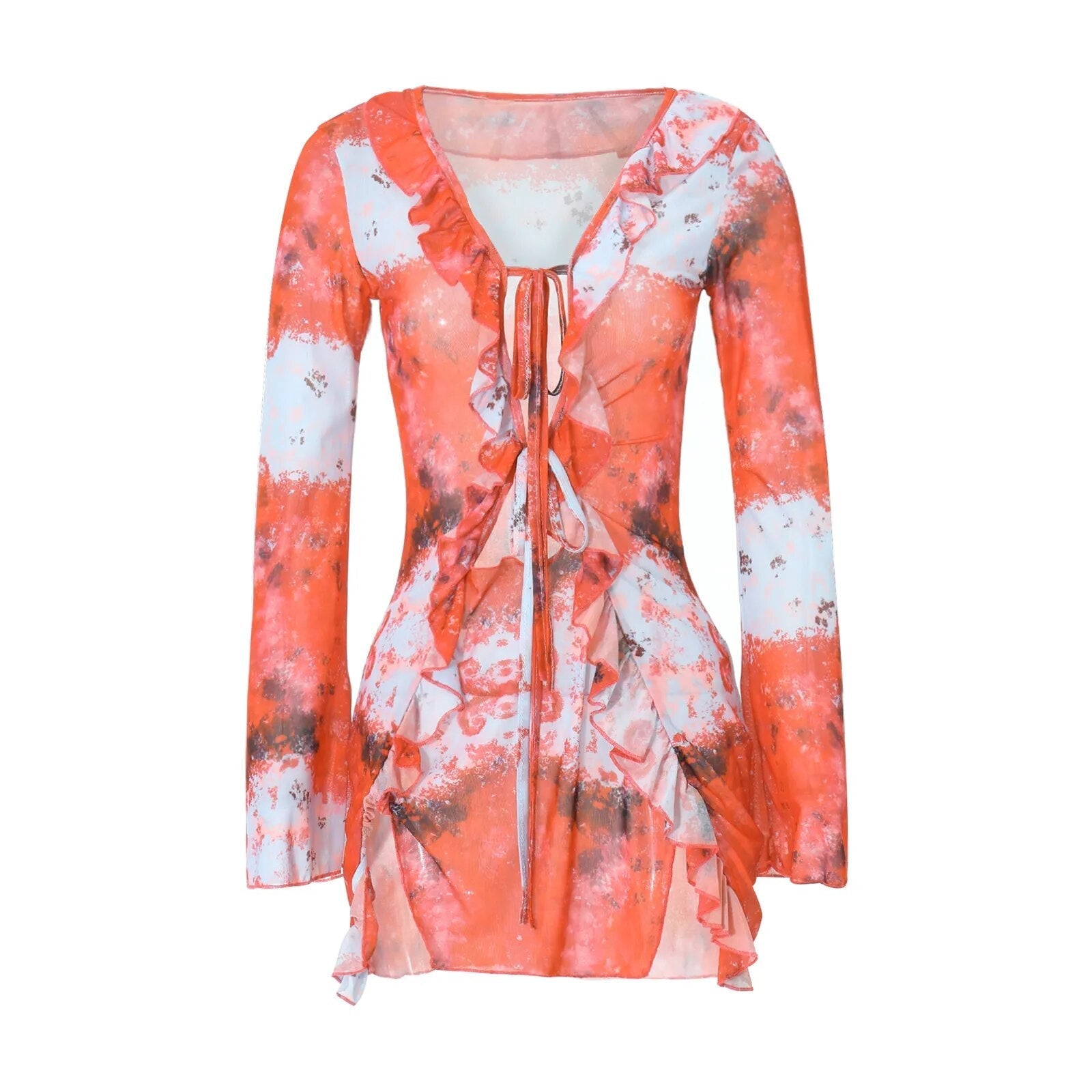Valentinia – Langärmliges Abend-Minikleid für Damen