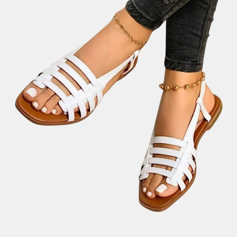 Sandale Nue Pied Femme Style Gladiateur