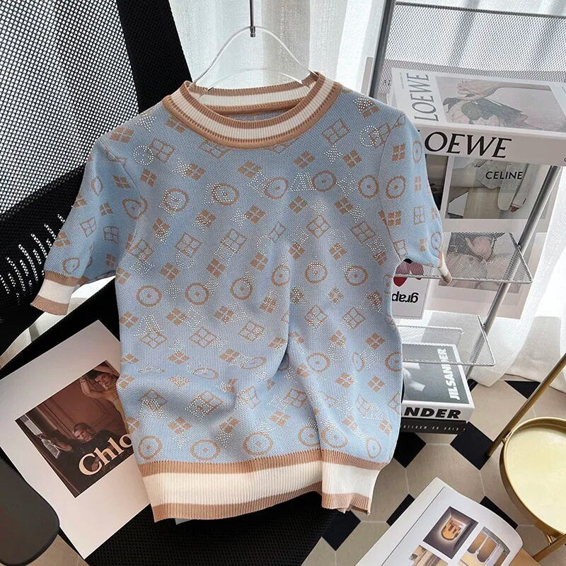 Sterka Damen-Kurzarmpullover