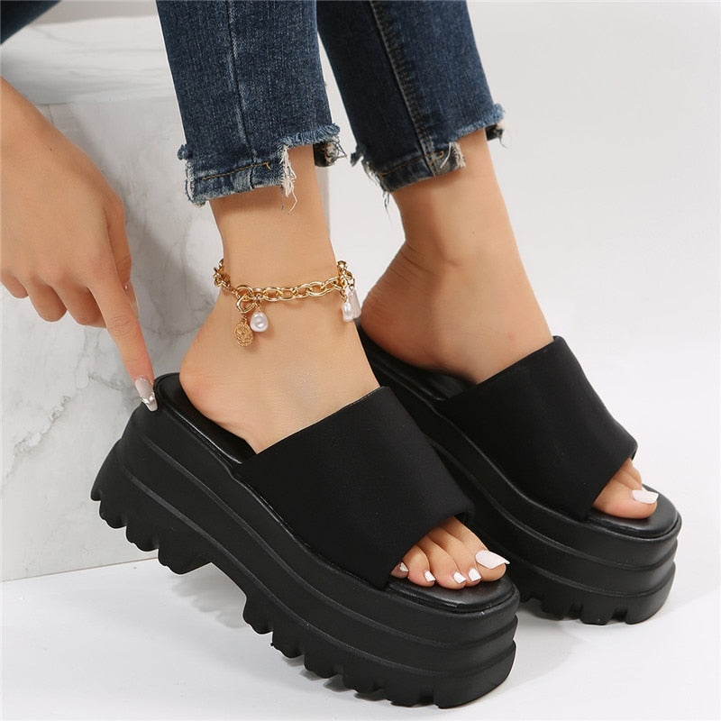 Nylon-Keilsandalen für Damen - Voot