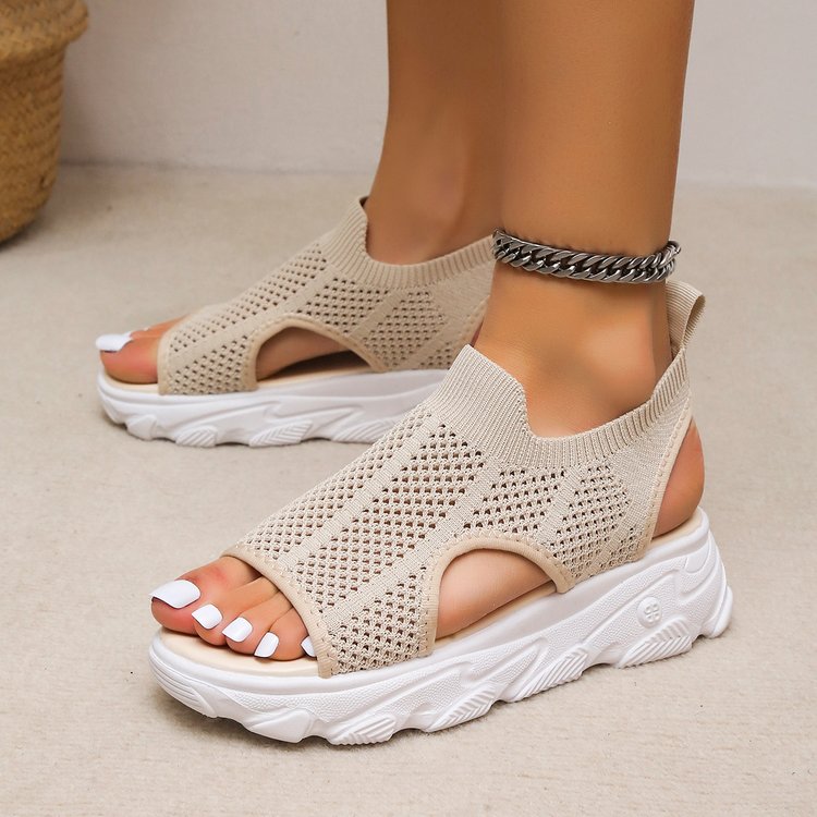 Sandales d'Été en Maille pour Femme - Gladiateur