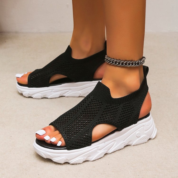 Sandales d'Été en Maille pour Femme - Gladiateur