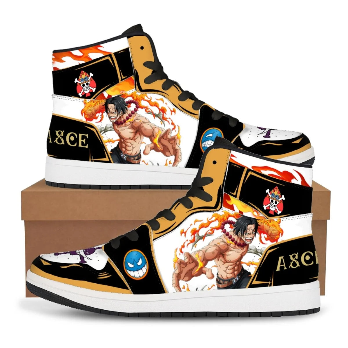 Chaussure manga one piece - Sneakers unisexes inspirées de Luffy et Zoro