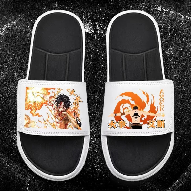 Chaussure manga one piece - Chaussons confortables style plat inspirés de