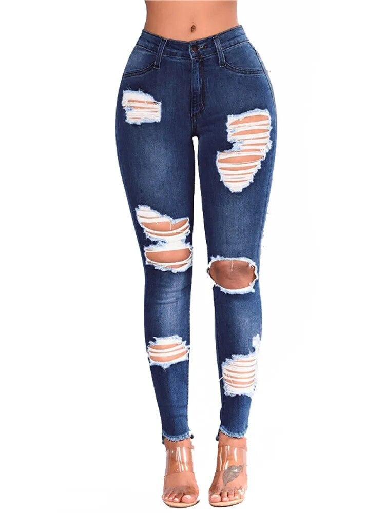 Zerrissene Jeans für Damen JEFF