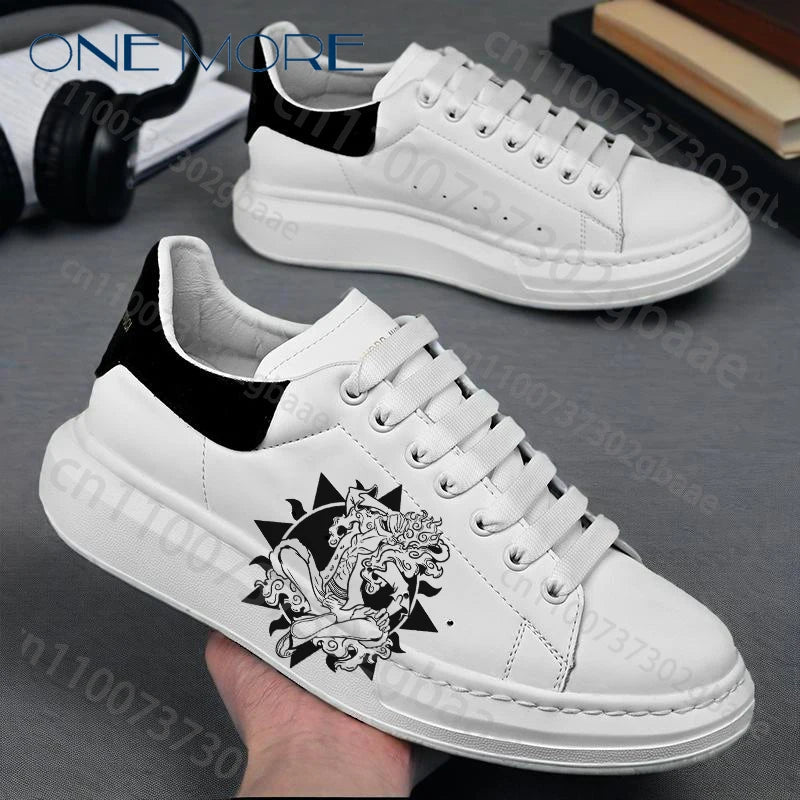Chaussure manga one piece - Sneakers blanches inspirées de l'anime