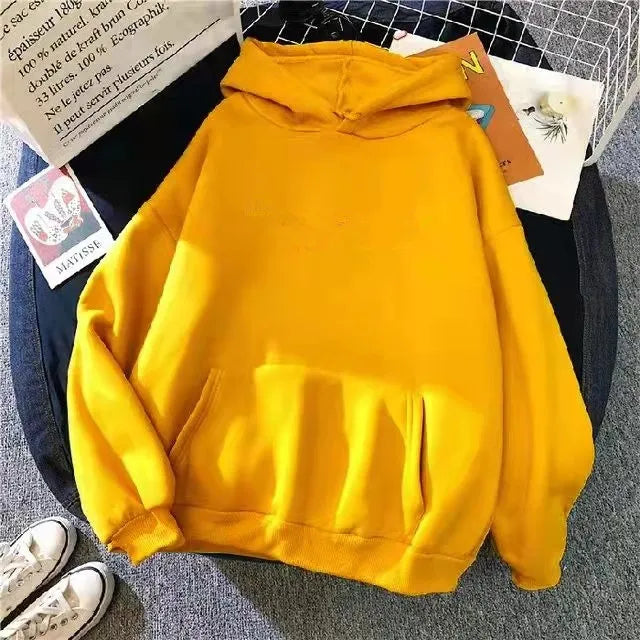 Pull à capuche ample à manches longues pour femmes