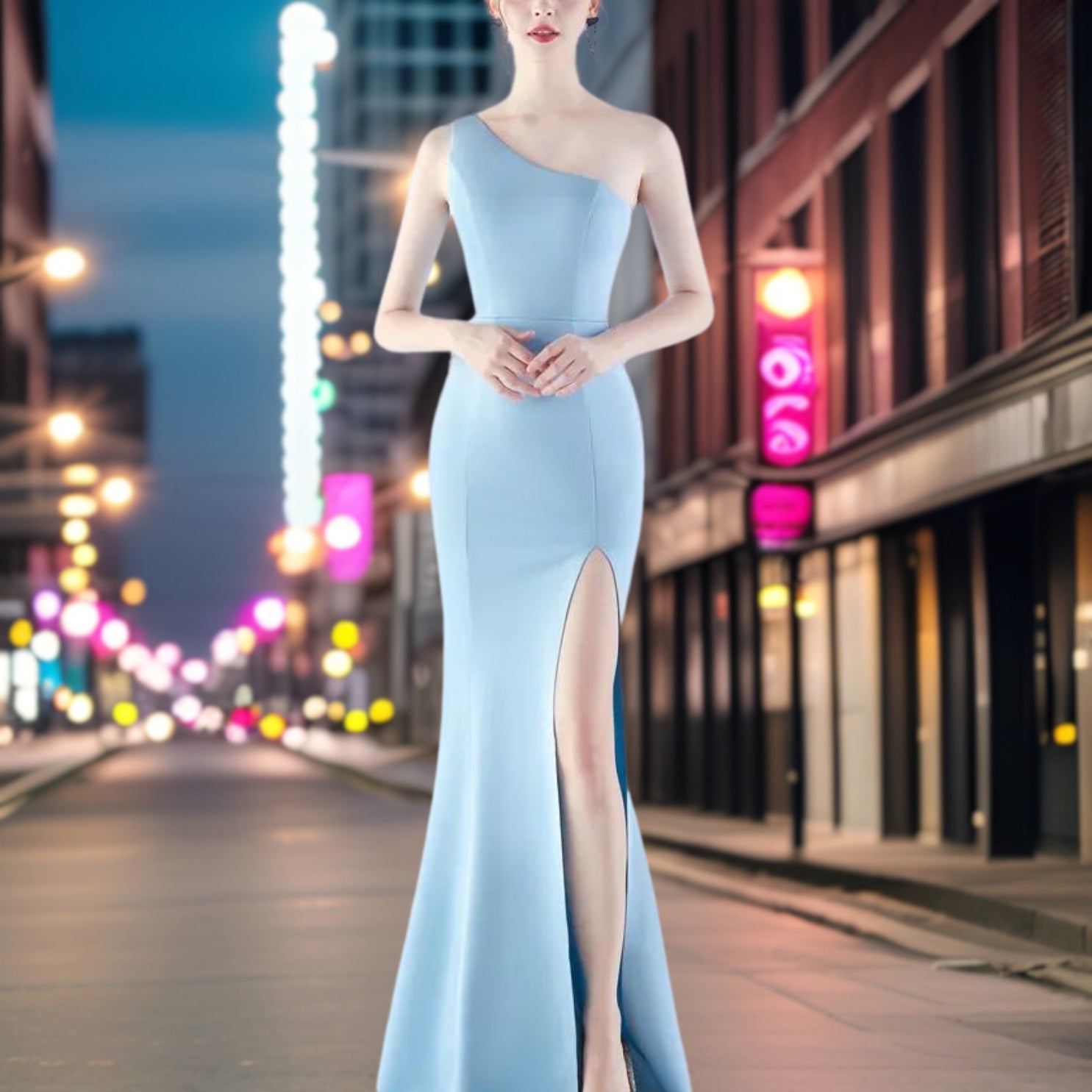 Mirabella – Elegantes Abendkleid aus Satin