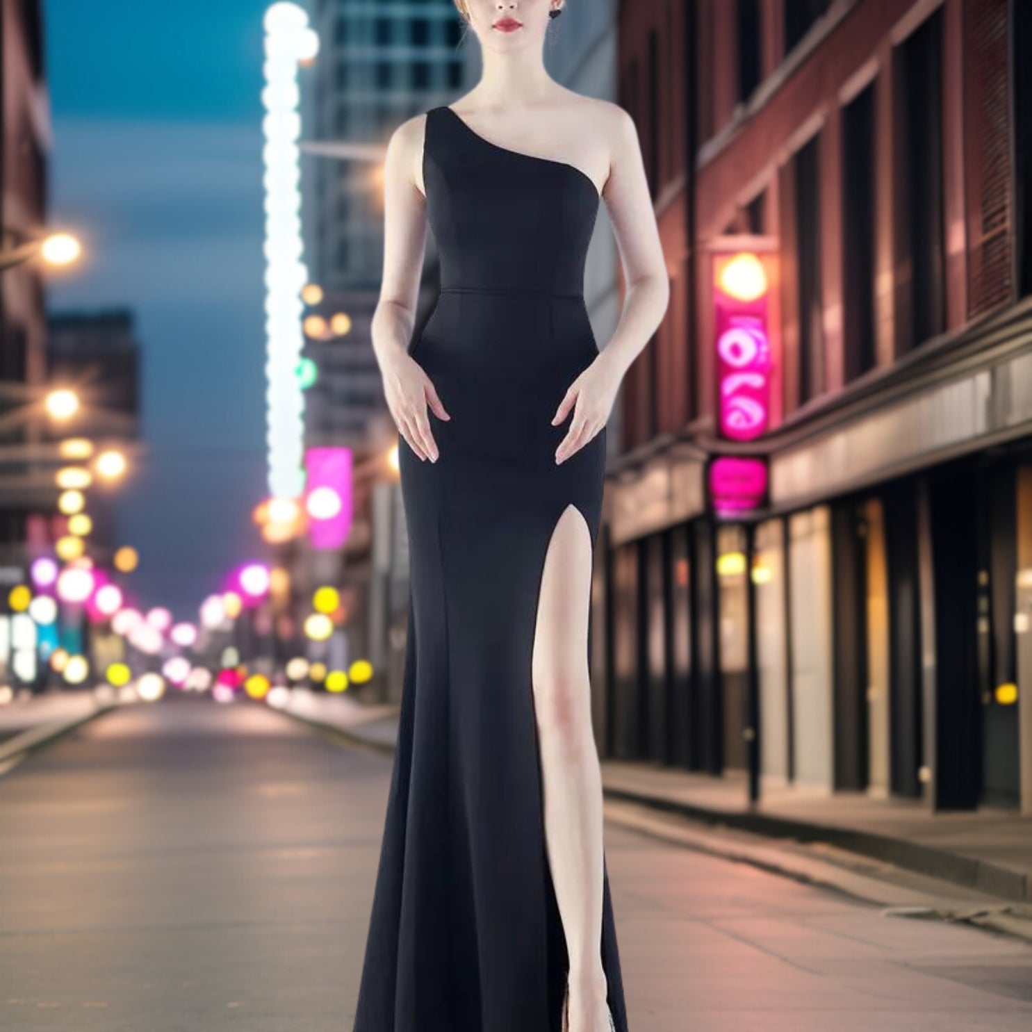 Mirabella – Elegantes Abendkleid aus Satin