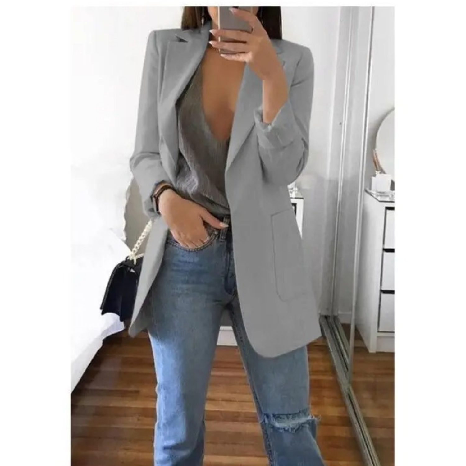 Blazer Long Femme - Élégant & Chic | Toutes Tailles